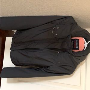 Hollister fleece lining jacket with hood